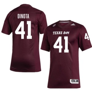 Men AJ DiNota Maroon Aggies #41 University Jersey 227591-931