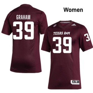Women Adam Graham Maroon TAMU #39 2025 Jerseys 959219-533