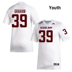 Youth Adam Graham White TAMU #39 Alumni Jersey 661694-708