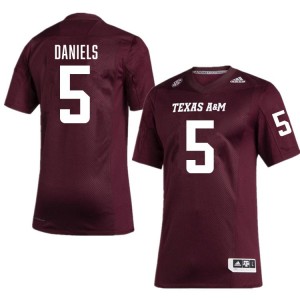 Men Amari Daniels Maroon Aggies #5 Embroidery Jerseys 450473-987