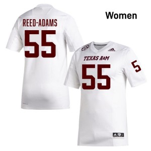 Women Ar'maj Reed-Adams White TAMU #55 2025 Jerseys 853287-230