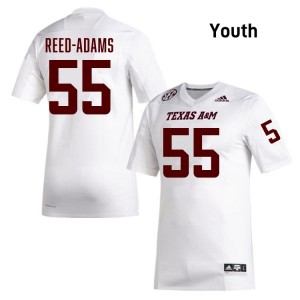 Youth Ar'maj Reed-Adams White Aggies #55 2025-26 Jerseys 976185-875