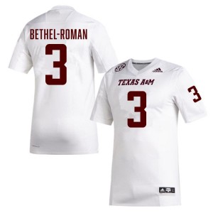 Men Ashton Bethel-Roman White Aggies #3 2025 Jersey 323200-526
