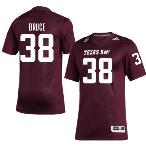 Men Benjamin Bruce Maroon Texas A&M Aggies #38 Stitched Jersey 991551-335