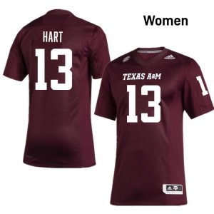 Women Brady Hart Maroon Texas A&M Aggies #13 2025-26 Jerseys 906614-539