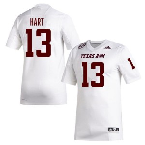 Men Brady Hart White Texas A&M University #13 2025 Jersey 880925-180