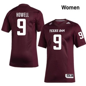 Women Cashius Howell Maroon Texas A&M Aggies #9 2025-26 Jersey 257432-723
