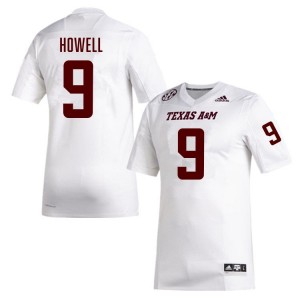 Men Cashius Howell White Texas A&M Aggies #9 2025 Jersey 849820-415