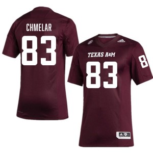 Men Colton Chmelar Maroon TAMU #83 Player Jerseys 824419-586