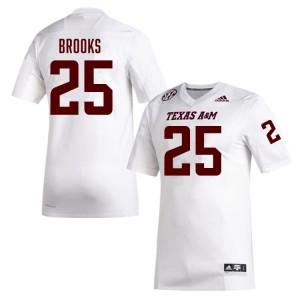 Men Dalton Brooks White TAMU #25 2025 Jersey 945345-220