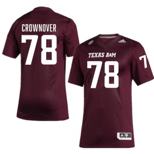 Men Dametrious Crownover Maroon Texas A&M University #78 Player Jerseys 768129-362