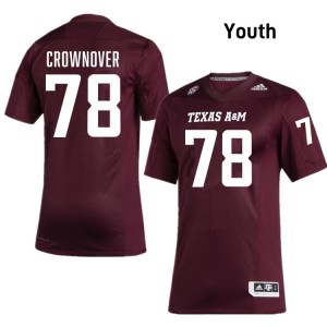 Youth Dametrious Crownover Maroon Texas A&M #78 Player Jersey 655152-478