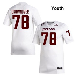 Youth Dametrious Crownover White TAMU #78 Player Jersey 663044-647