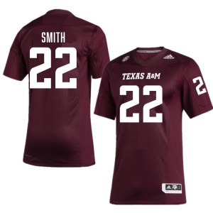 Men EJ Smith Maroon TAMU #22 University Jersey 426928-351