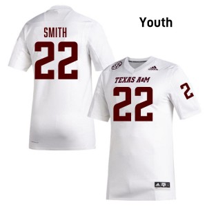 Youth EJ Smith White Aggies #22 Alumni Jerseys 781411-884