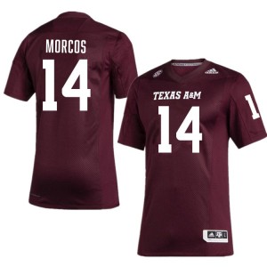Men Eli Morcos Maroon Aggies #14 Replica Jerseys 932238-144
