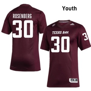 Youth JR Rosenberg Maroon Texas A&M Aggies #30 Limited Jersey 883404-521