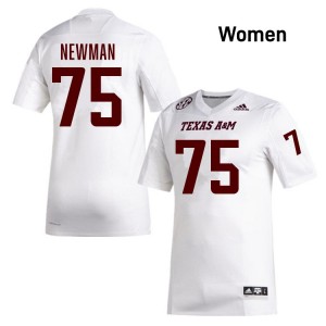 Women Jonte Newman White Aggies #75 Alumni Jerseys 618935-538
