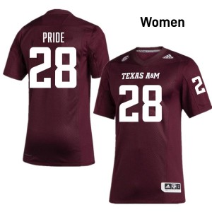 Women Jordan Pride Maroon Texas A&M #28 NCAA Jersey 321643-325