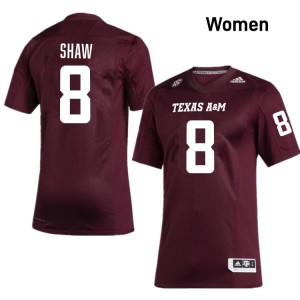 Women Jordan Shaw Maroon Texas A&M #8 Official Jersey 656219-854