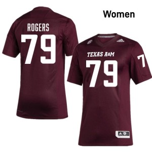 Women Lamont Rogers Maroon Texas A&M #79 Player Jersey 439412-267