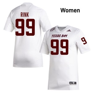 Women Landon Rink White TAMU #99 High School Jersey 488780-698