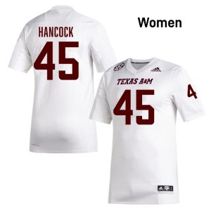 Women Levi Hancock White Aggies #45 2025 Jerseys 450432-916