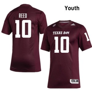 Youth Marcel Reed Maroon Texas A&M University #10 2025 Jersey 258946-617