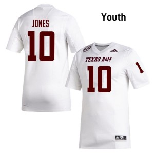 Youth Marco Jones White Aggies #10 2025-26 Jerseys 849822-827