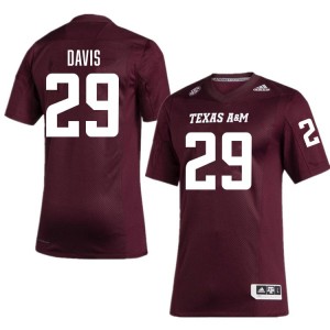 Men Myles Davis Maroon Texas A&M University #29 2025-26 Jersey 425043-939