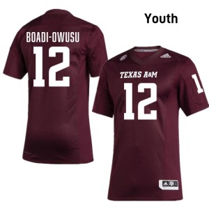 Youth Nana Boadi-Owusu Maroon Aggies #12 Limited Jersey 982599-393
