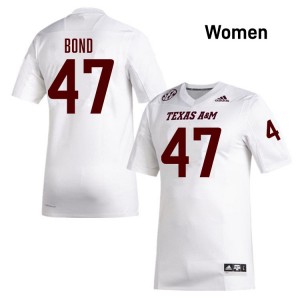 Women Randy Bond White TAMU #47 2025 Jerseys 278089-400
