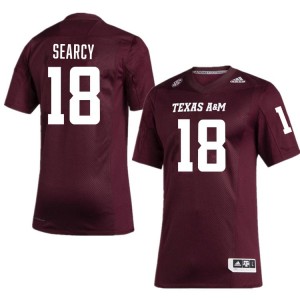 Men T.J. Searcy Maroon Texas A&M Aggies #18 University Jerseys 183630-228