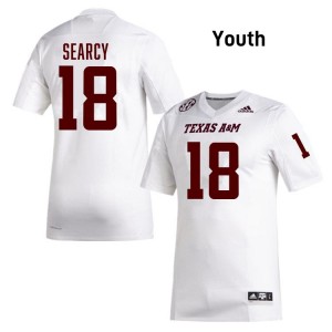 Youth T.J. Searcy White Texas A&M #18 Alumni Jersey 860300-866