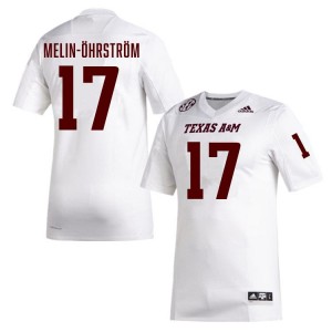 Men Theo Melin Ohrstrom White Texas A&M #17 2025-26 Jersey 540512-843
