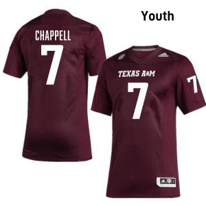 Youth Tyreek Chappell Maroon TAMU #7 2025-26 Jersey 478328-349