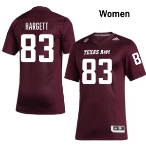 Women Will Hargett Maroon Aggies #83 Replica Jersey 411347-121