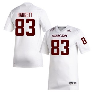 Men Will Hargett White Texas A&M Aggies #83 Stitched Jerseys 471794-375