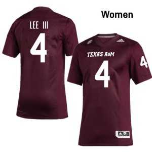 Women Will Lee III Maroon Aggies #4 Alumni Jerseys 608311-392